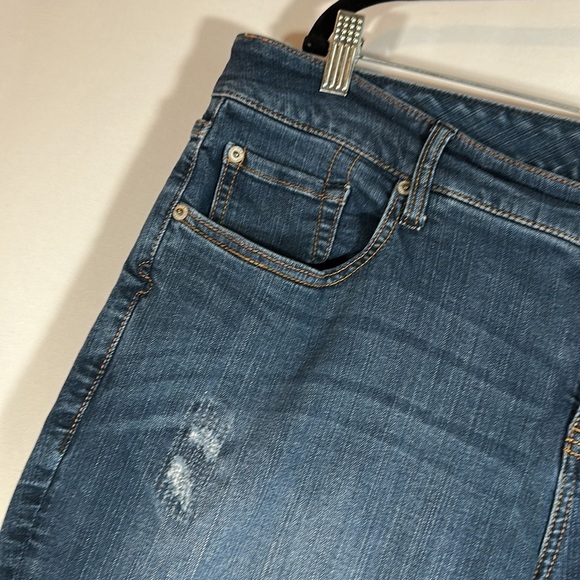 Torrid Blue Lightly Distressed Skinny Jeans 20R - Picture 3 of 12